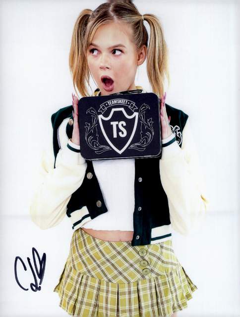 Coco Lovelock signed 8x10 poster