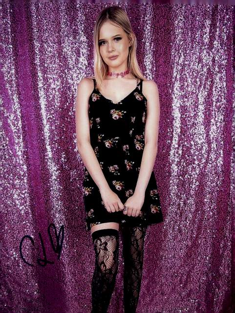 Coco Lovelock signed 8x10 poster