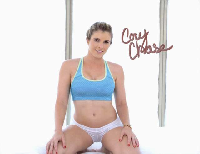 Cory Chase signed 8x10 poster