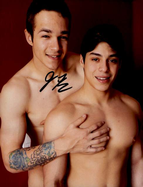 Gay entertainment Jayden Marcos signed 8x10 poster