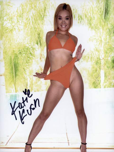 Katie Kush signed 8x10 poster