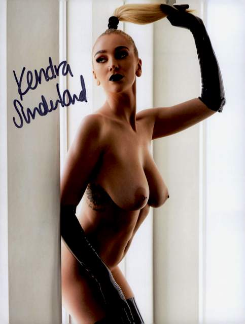 Kendra Sunderland signed 8x10 poster