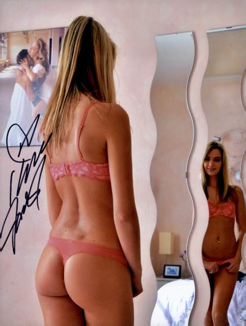 Kenna James signed 8x10 poster