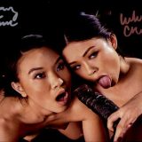 Porn Kimmy Kimm and Lulu Chu signed 10x15 poster