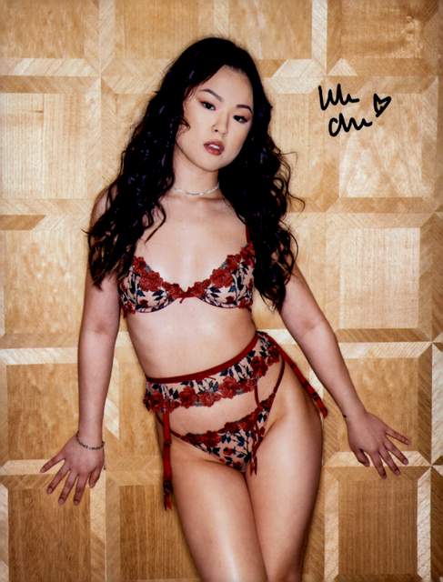 Lulu Chu signed 8x10 poster