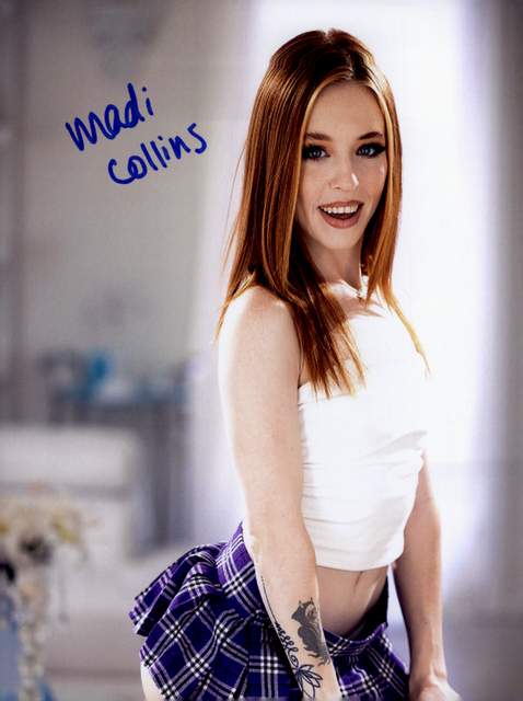 Madi Collins signed 8x10 poster