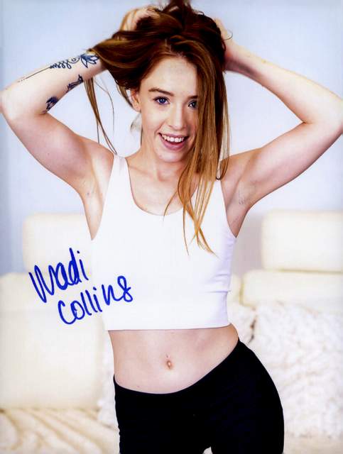 Madi Collins signed 8x10 poster