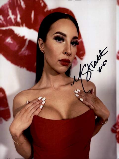 Melissa Stratton signed 8x10 poster