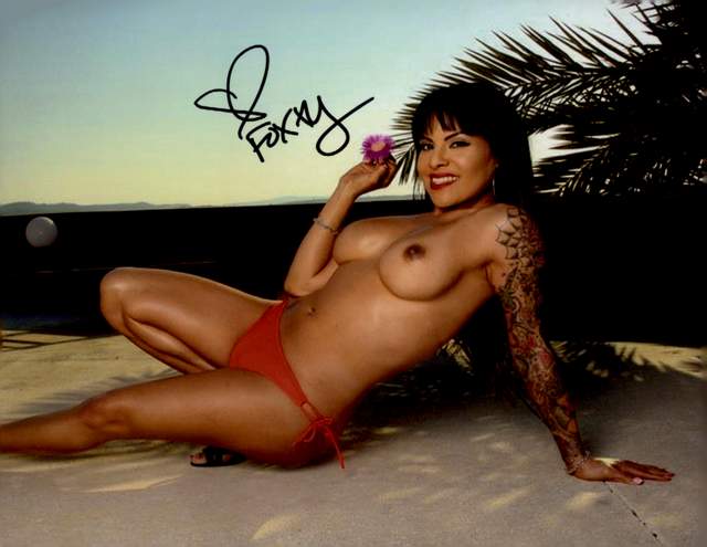 Trans Ts Foxxy signed 8x10 poster