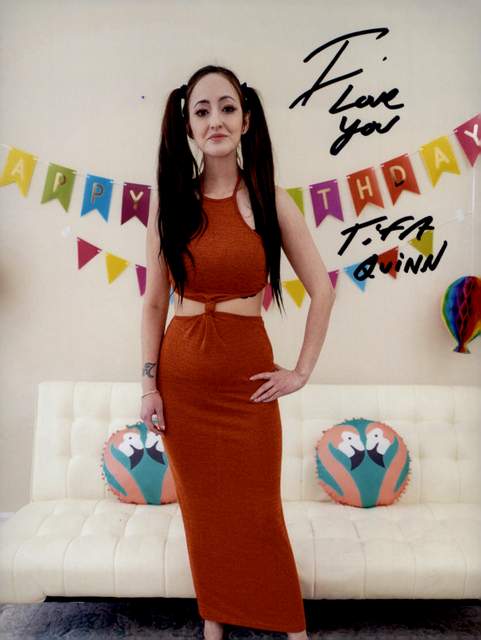 Tifa Quinn signed 8x10 poster