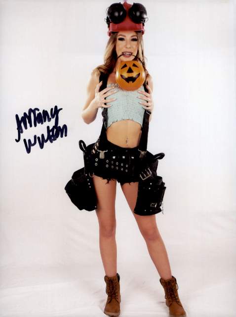 Tiffany Watson signed 8x10 poster
