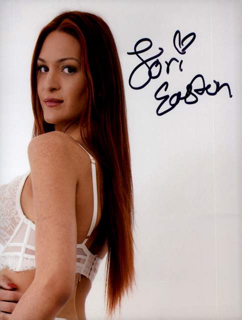 Tori Easton signed 8x10 poster